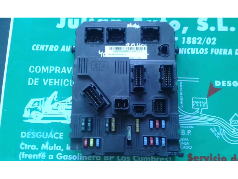 Recambio de caja reles / fusibles para peugeot 407 st confort referencia OEM IAM S120104600 BSI S0 