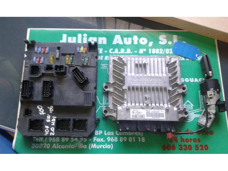 Recambio de centralita motor uce para peugeot 407 sw premium referencia OEM IAM 9663606780 9655534080 KIT - SIEMENS - VDO