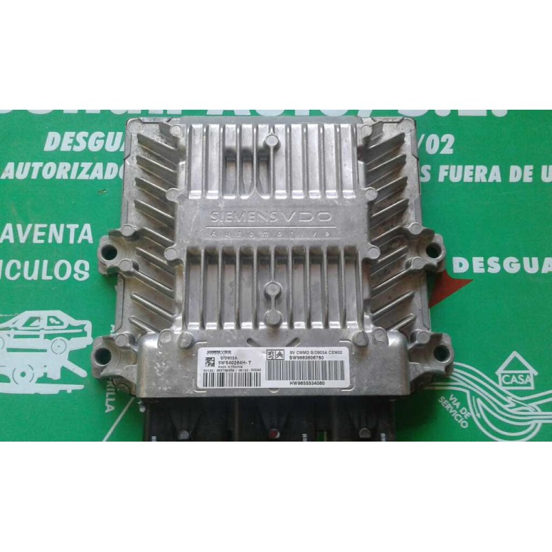 Recambio de centralita motor uce para peugeot 407 sw premium referencia OEM IAM 9663606780 9655534080 KIT - SIEMENS - VDO