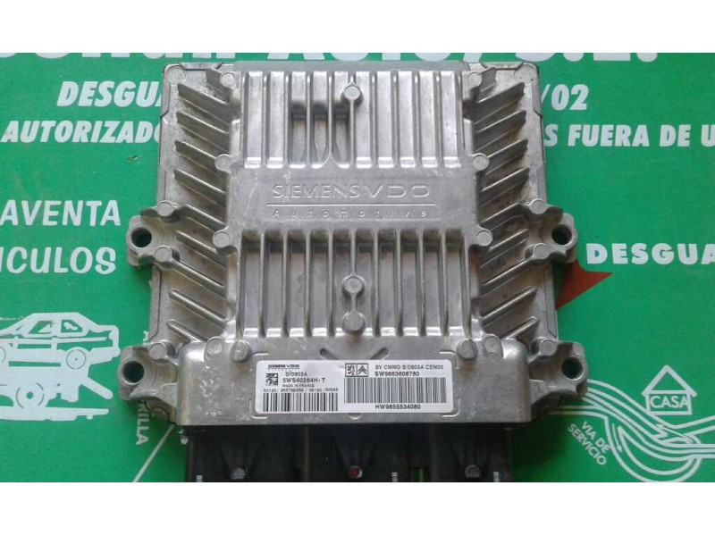 Recambio de centralita motor uce para peugeot 407 sw premium referencia OEM IAM 9663606780 9655534080 KIT - SIEMENS - VDO