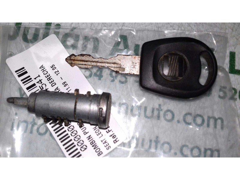 Recambio de bombin puerta delantera derecha para seat leon (1m1) stella referencia OEM IAM   CON LLAVE