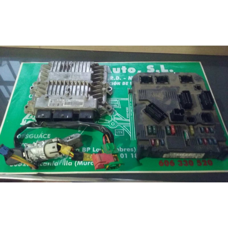 Recambio de centralita motor uce para citroen c3 1.4 hdi premier referencia OEM IAM 9650529880 9648624280 KIT - SIEMENS