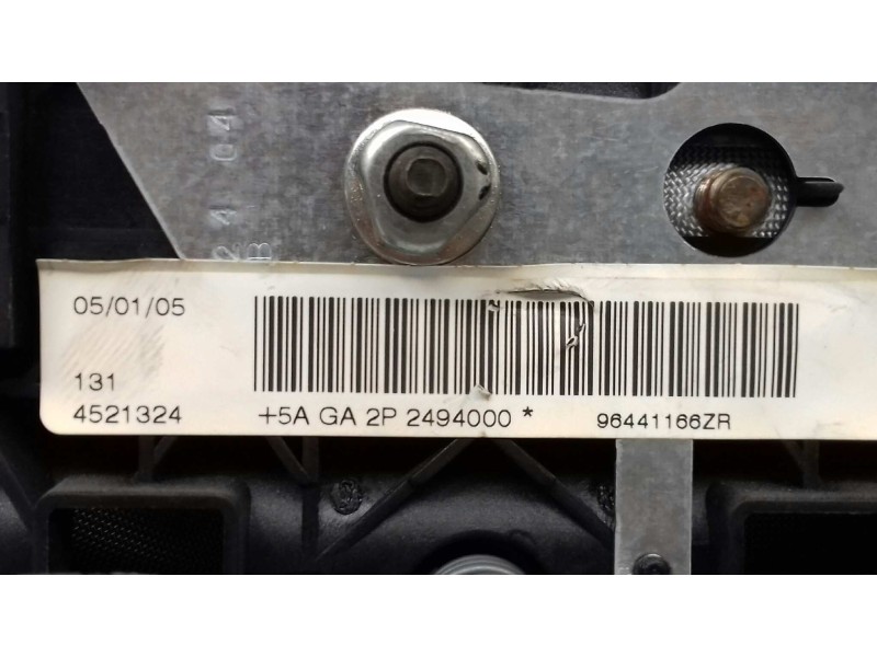 Recambio de airbag delantero izquierdo para peugeot 206 berlina e-music referencia OEM IAM 96441166ZR  DOS CONECTORES