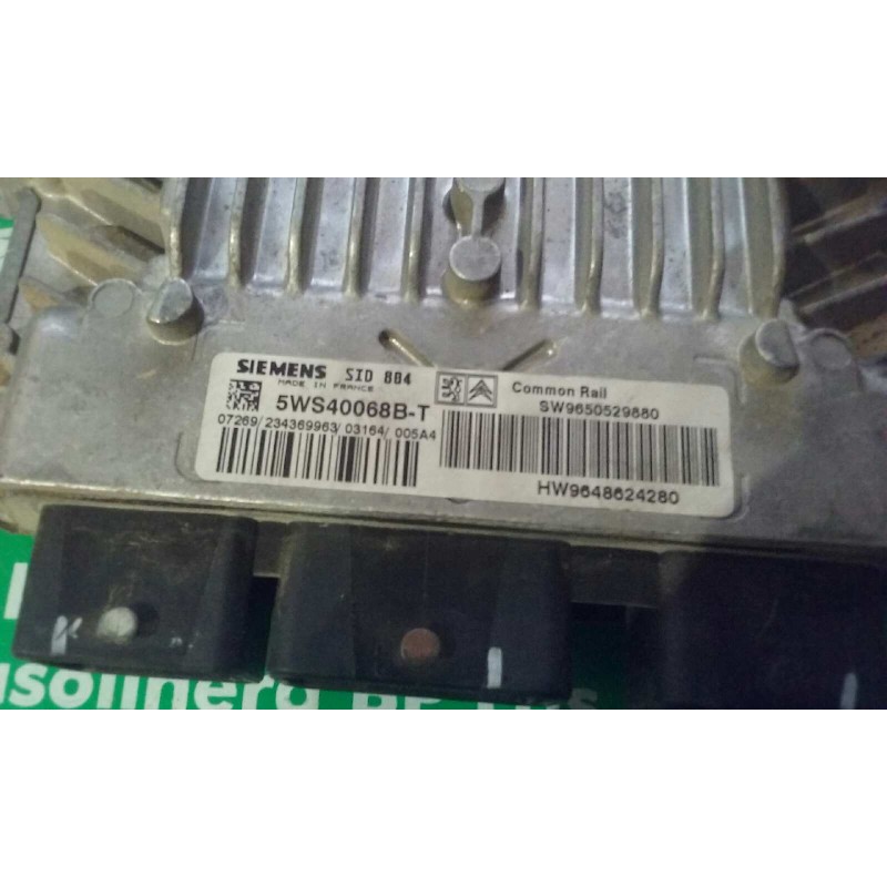 Recambio de centralita motor uce para citroen c3 1.4 hdi premier referencia OEM IAM 9650529880 9648624280 KIT - SIEMENS
