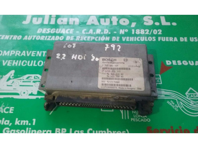 Recambio de centralita cambio automatico para peugeot 607 (s1) básico referencia OEM IAM 0260002729 9634583580 BOSCH