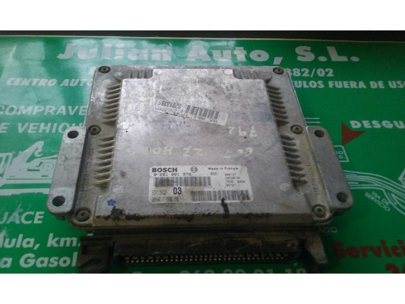 Recambio de centralita motor uce para peugeot 607 (s1) básico referencia OEM IAM 9641188080 0281001970 KIT - BOSCH