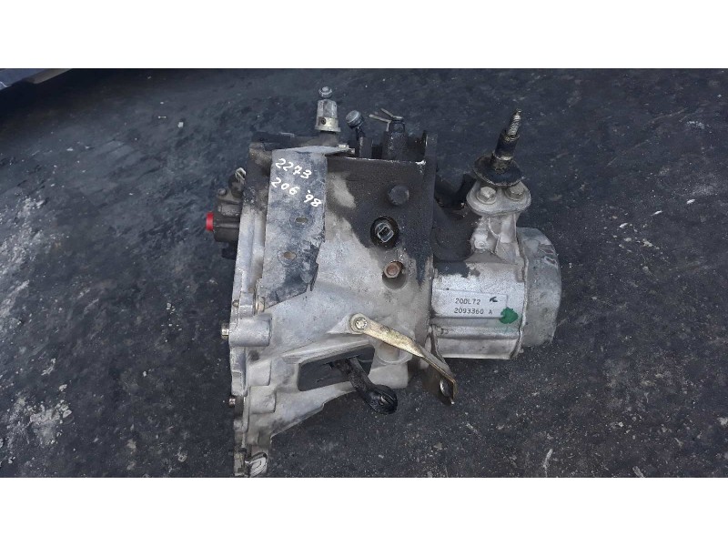 Recambio de caja cambios para peugeot 206 berlina xr referencia OEM IAM 20DL72  5 VELOCIDADES