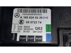 Recambio de modulo confort para mercedes-benz clase a (w169) a 180 cdi a-edition referencia OEM IAM A1698209226 05072374 580520 2