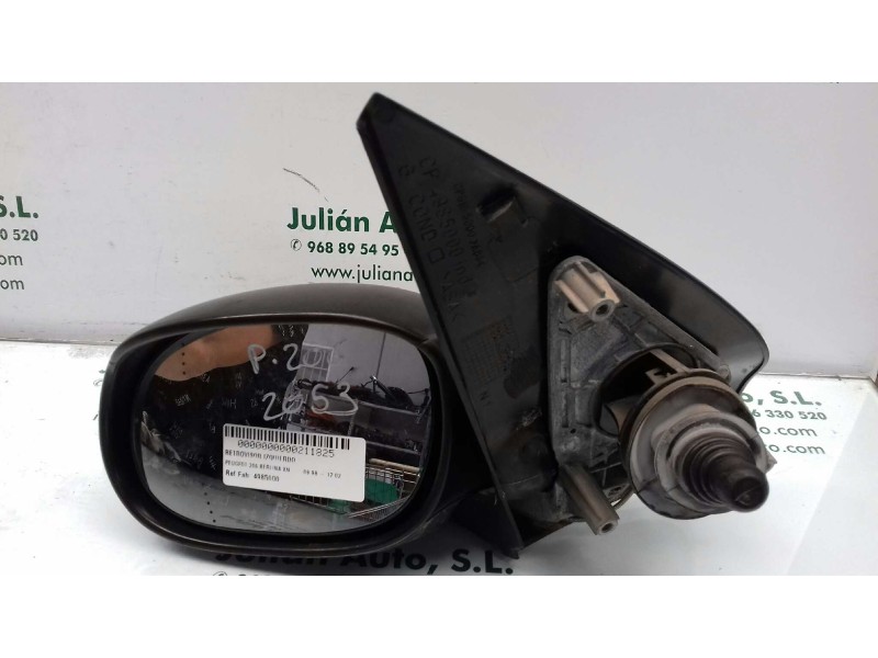 Recambio de retrovisor izquierdo para peugeot 206 berlina xn referencia OEM IAM 4985000  MANUAL