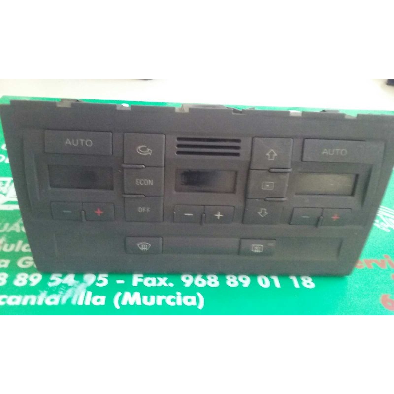Recambio de mando climatizador para audi a4 berlina (8e) 2.0 tdi quattro (dpf) (125kw) referencia OEM IAM 8E0820043BL QUEMADO 