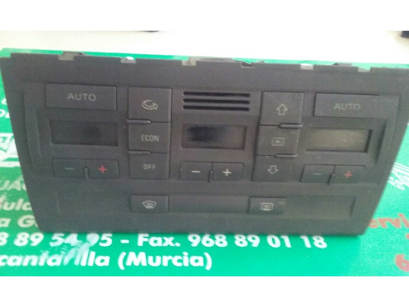 Recambio de mando climatizador para audi a4 berlina (8e) 2.0 tdi quattro (dpf) (125kw) referencia OEM IAM 8E0820043BL QUEMADO 