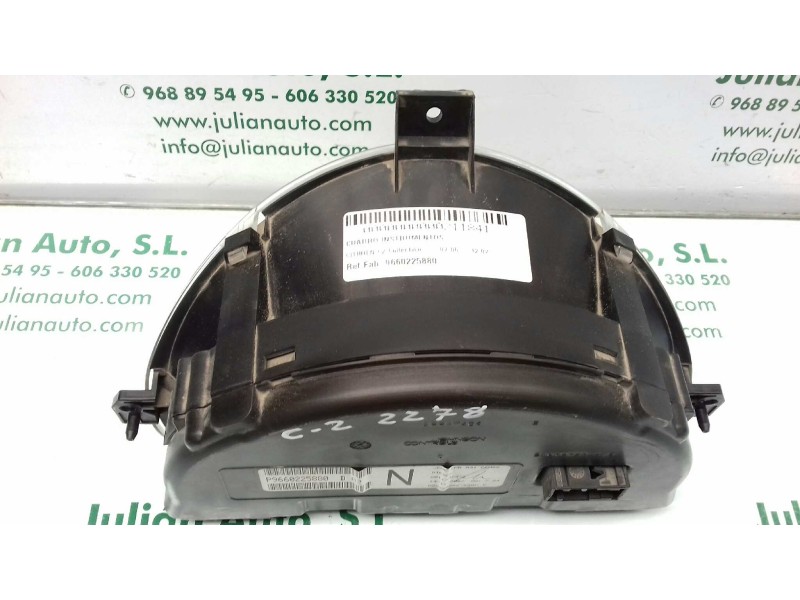 Recambio de cuadro instrumentos para citroen c2 collection referencia OEM IAM 9660225880 NS6790222 JOHNSON CONTROLS