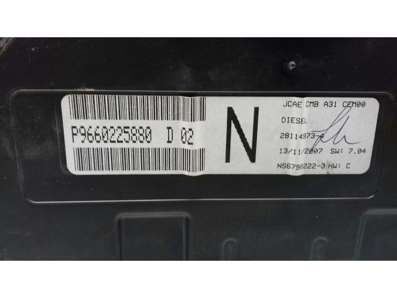 Recambio de cuadro instrumentos para citroen c2 collection referencia OEM IAM 9660225880 NS6790222 JOHNSON CONTROLS