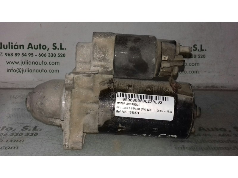 Recambio de motor arranque para bmw serie 5 berlina (e39) 528i referencia OEM IAM 1740374 0001108157 BOSCH