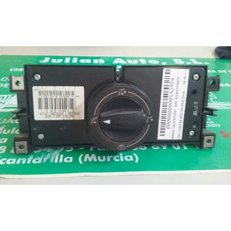 Recambio de mando calefaccion / aire acondicionado para seat cordoba berlina (6k2) stella referencia OEM IAM 6K0819045C  VALEO