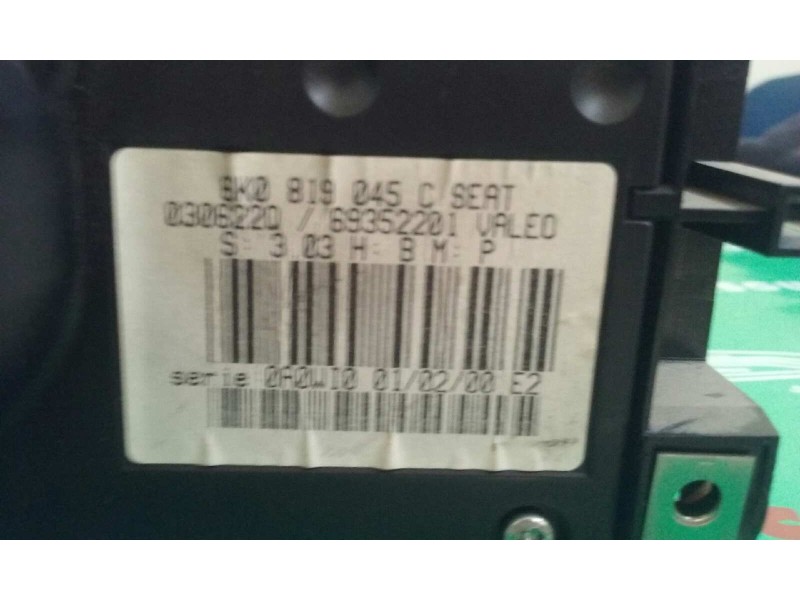 Recambio de mando calefaccion / aire acondicionado para seat cordoba berlina (6k2) stella referencia OEM IAM 6K0819045C  VALEO