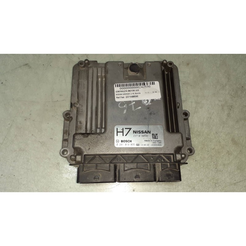 Recambio de centralita motor uce para nissan qashqai (j10) acenta referencia OEM IAM 23710BB58E 0281019035 BOSCH