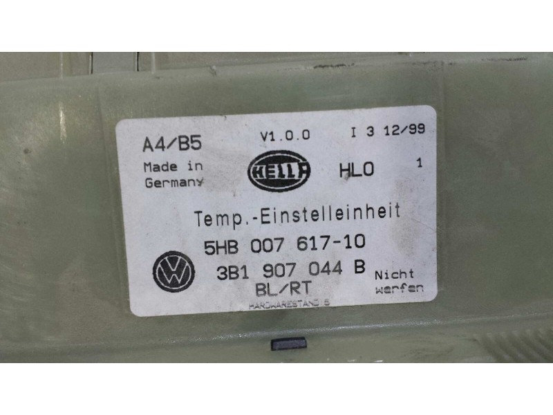 Recambio de mando climatizador para volkswagen passat berlina (3b2) comfortline referencia OEM IAM 3B1907044B 5HB00761710 HELLA