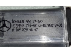 Recambio de motor elevalunas trasero derecho para mercedes-benz clase a (w169) a 180 cdi a-edition referencia OEM IAM A169820464 2