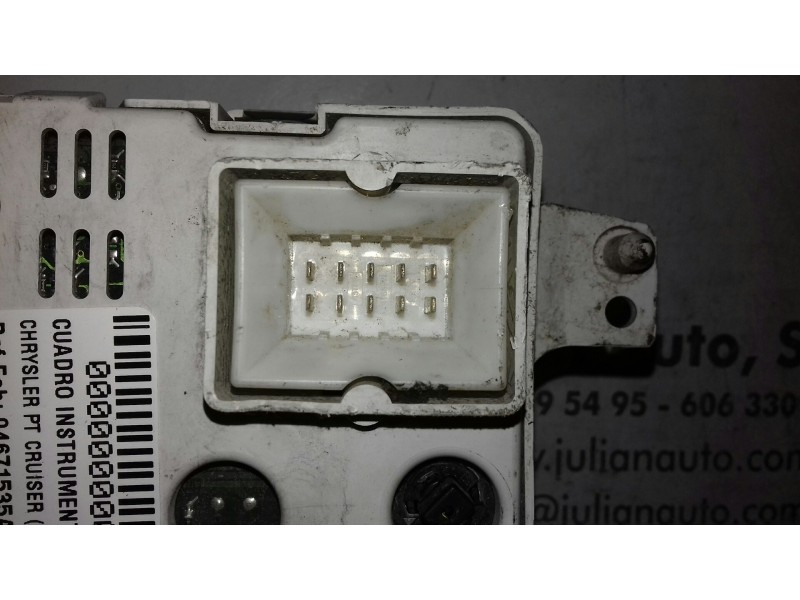 Recambio de cuadro instrumentos para chrysler pt cruiser (pt) 2.0 limited referencia OEM IAM 04671535AJ CR0019002 