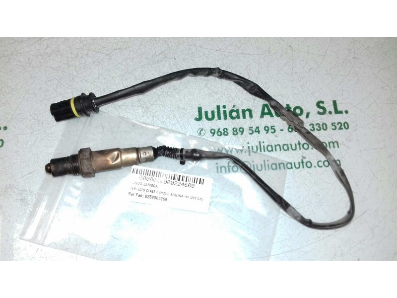 Recambio de sonda lambda para mercedes-benz clase c (w203) berlina 180 (203.035) referencia OEM IAM 0258006268 0015101717 