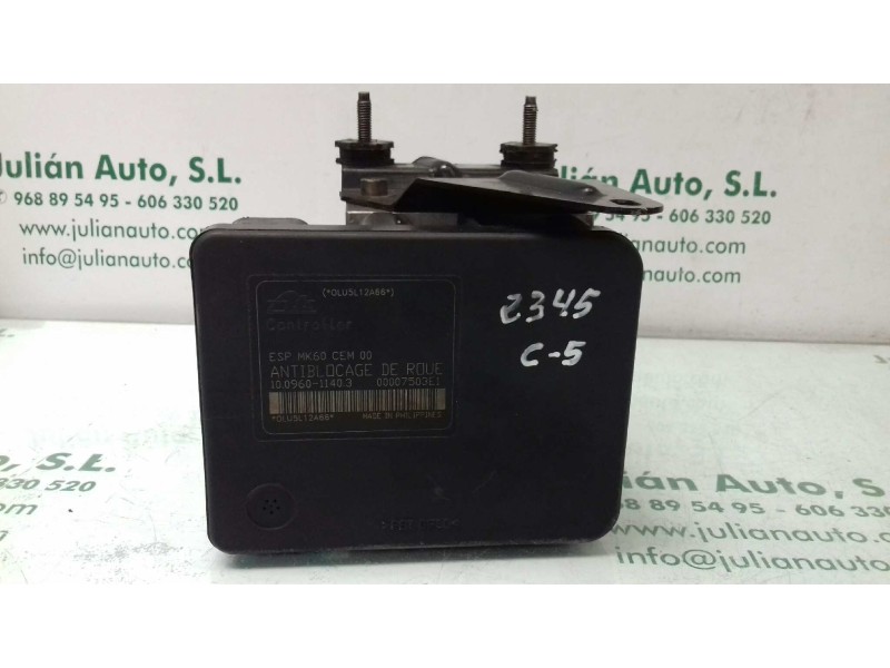 Recambio de abs para citroen c5 berlina lx (e) referencia OEM IAM 1002060190 10096011403 
