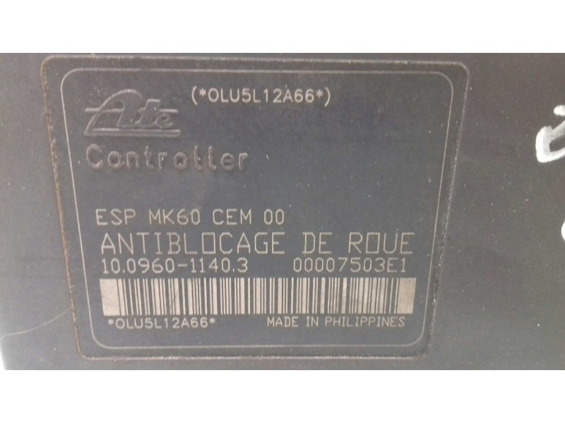 Recambio de abs para citroen c5 berlina lx (e) referencia OEM IAM 1002060190 10096011403 