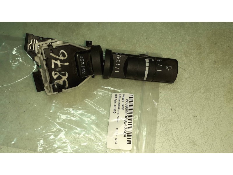 Recambio de mando limpia para nissan qashqai (j10) acenta referencia OEM IAM 3312SD  
