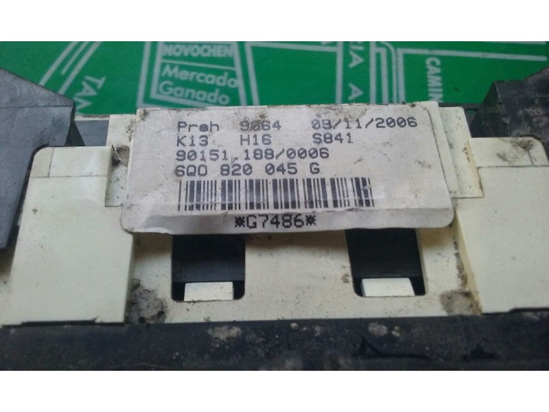 Recambio de mando climatizador para volkswagen polo (9n3) edition referencia OEM IAM  6Q0820075C 