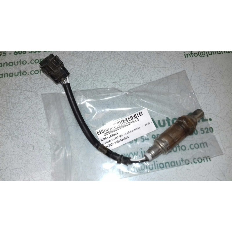 Recambio de sonda lambda para hyundai accent (x3) 1.3 gs automático referencia OEM IAM 9350930004  KEFICO