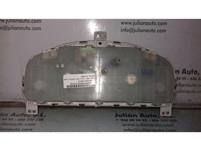 Recambio de cuadro instrumentos para mazda 6 berlina (gg) 2.0 crtd 120 active (4-ptas.) referencia OEM IAM JGGJ6WC  