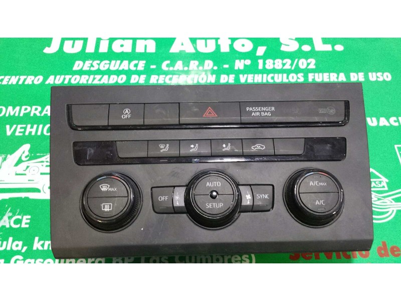 Recambio de mando climatizador para seat leon (5f1) reference referencia OEM IAM 5F0907044K 5HB011215-32 BHTC