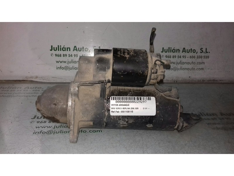Recambio de motor arranque para bmw serie 3 berlina (e36) 325i referencia OEM IAM 0001108115  BOSCH
