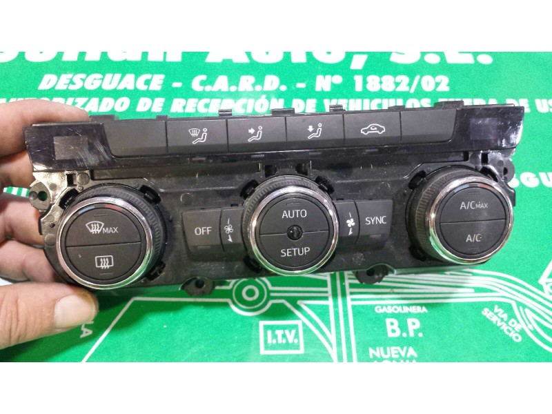 Recambio de mando climatizador para seat leon (5f1) reference referencia OEM IAM 5F0907044D 5HB011215-10 BHTC