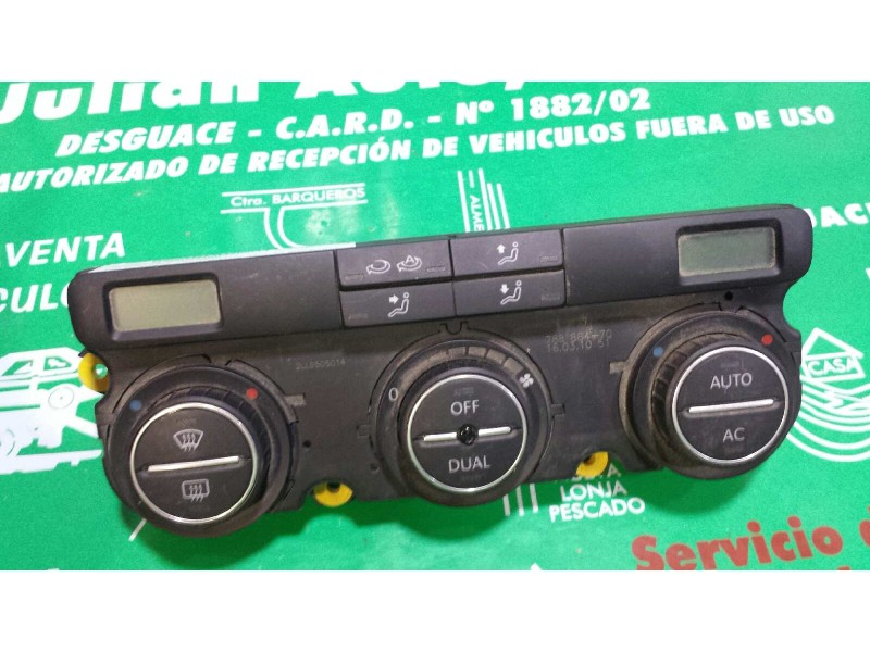 Recambio de mando climatizador para volkswagen touran (1t2) advance bluemotion referencia OEM IAM 1K0907044CT 5HB010106-00 BHTC