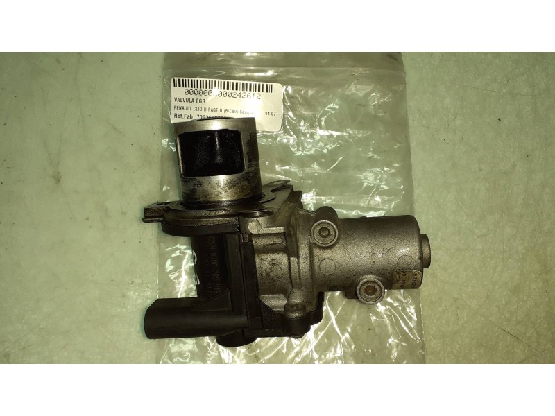 Recambio de valvula egr para renault clio ii fase ii (b/cb0) campus referencia OEM IAM 7003680600 8200282949 PIERBURG
