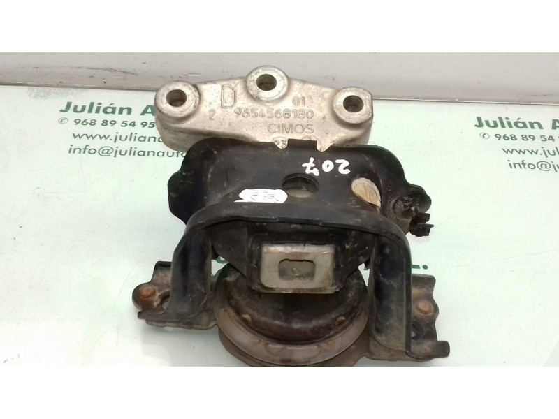 Recambio de soporte motor derecho para peugeot 207 x-line referencia OEM IAM 9654568180  