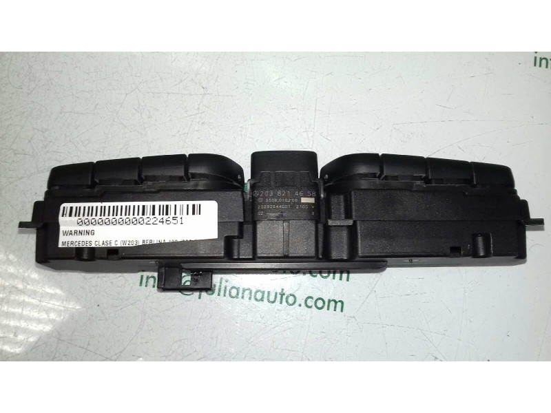 Recambio de warning para mercedes-benz clase c (w203) berlina 180 (203.035) referencia OEM IAM A2038214658 3306010200 BLOQUEO