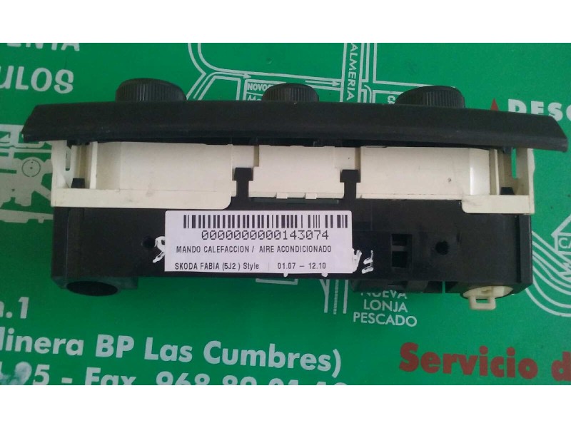 Recambio de mando calefaccion / aire acondicionado para skoda fabia (5j2 ) style referencia OEM IAM 5J0820045  
