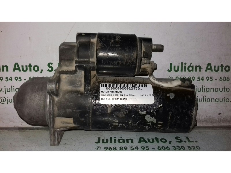 Recambio de motor arranque para bmw serie 5 berlina (e39) 525tds referencia OEM IAM 0001110110  BOSCH