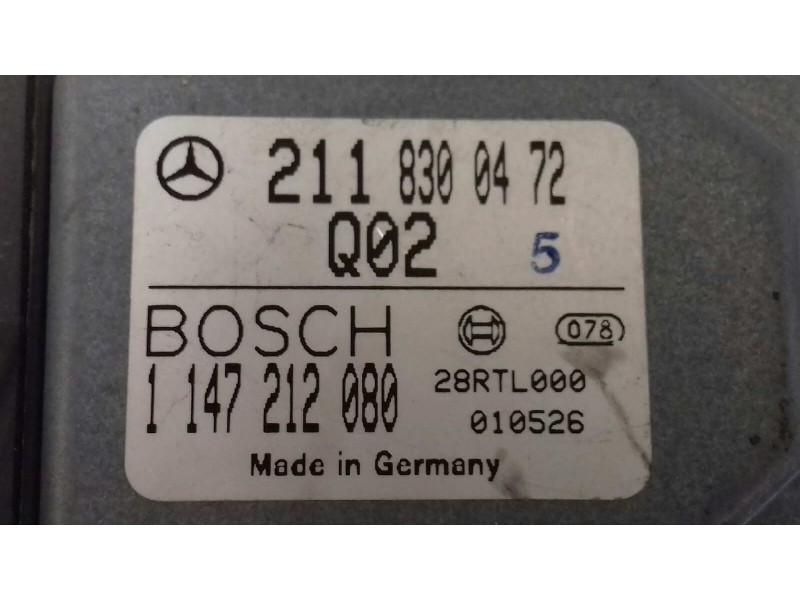 Recambio de sensor para mercedes-benz clase c (w203) sportcoupe c 220 cdi (203.706) referencia OEM IAM 2118300472 1147212080 BOS