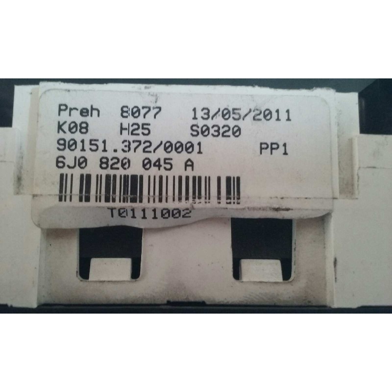 Recambio de mando calefaccion / aire acondicionado para seat ibiza st (6j8) reference referencia OEM IAM 6J0820045A  