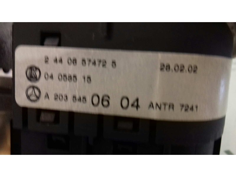 Recambio de mando luces para mercedes-benz clase c (w203) berlina 180 (203.035) referencia OEM IAM A2035450604 04058515 