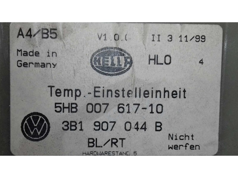 Recambio de mando climatizador para volkswagen passat berlina (3b2) comfortline referencia OEM IAM 3B1907044B 5HB00761710 HELLA