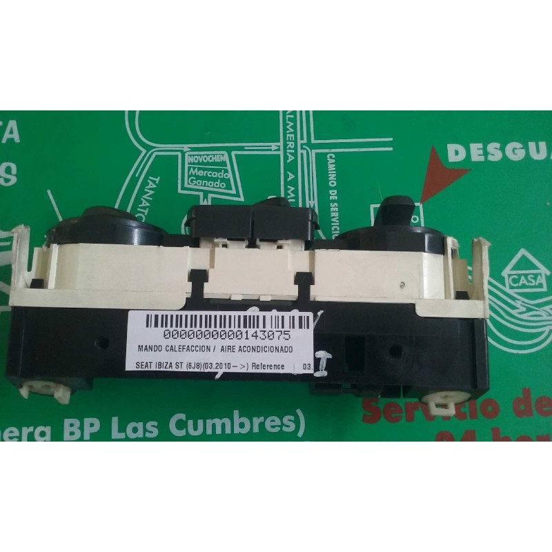 Recambio de mando calefaccion / aire acondicionado para seat ibiza st (6j8) reference referencia OEM IAM 6J0820045A  