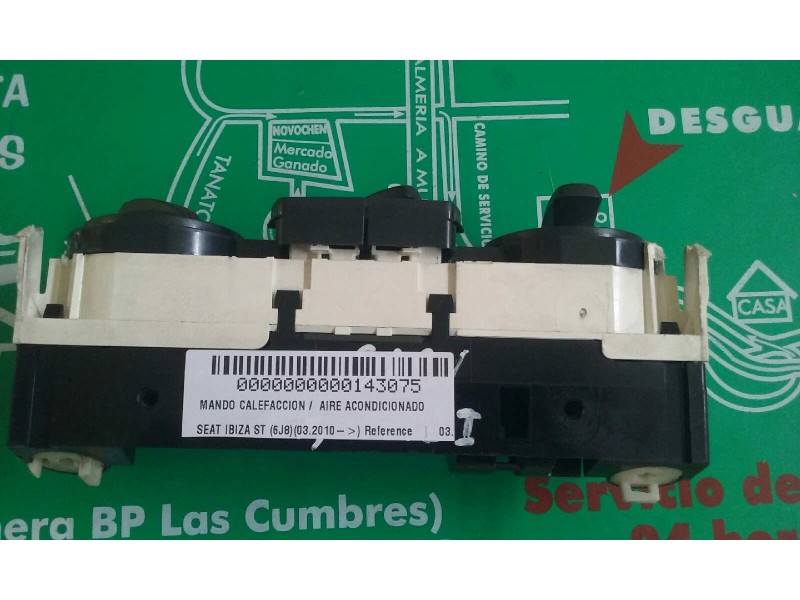 Recambio de mando calefaccion / aire acondicionado para seat ibiza st (6j8) reference referencia OEM IAM 6J0820045A  