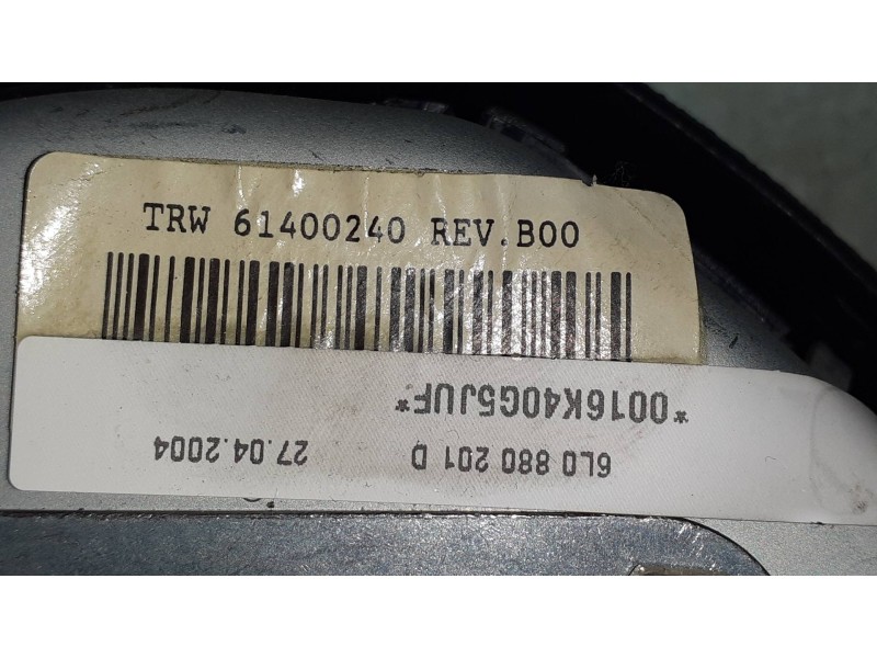 Recambio de airbag delantero izquierdo para seat ibiza (6l1) cool referencia OEM IAM TRW61400240 2433270410612840 