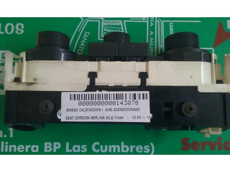Recambio de mando calefaccion / aire acondicionado para seat cordoba berlina (6l2) fresh referencia OEM IAM 6L0820045  