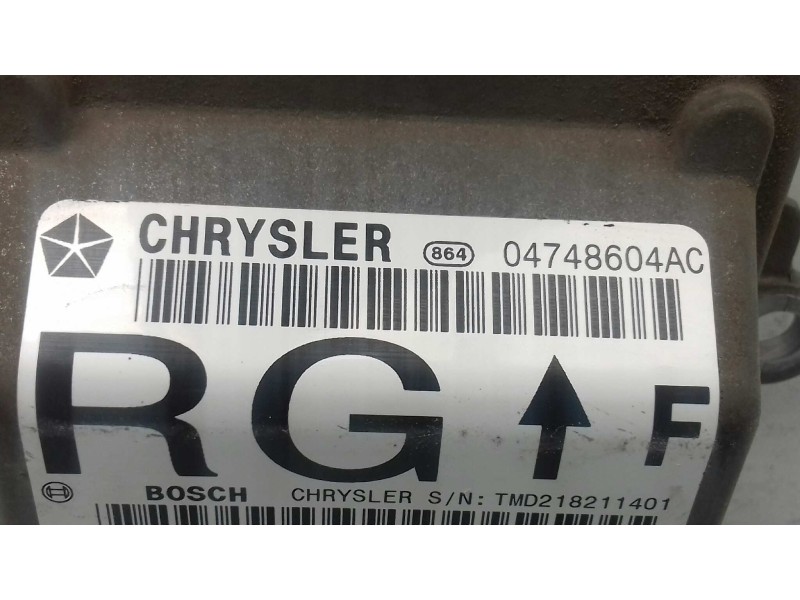 Recambio de centralita airbag para chrysler voyager (rg) 2.5 crd lx referencia OEM IAM 0285001466 TMD218211401 04748604AC Recambio de centralita airbag para chrysler voyager (rg) 2.5 crd lx referencia OEM IAM 0285001466 TMD218211401 04748604AC