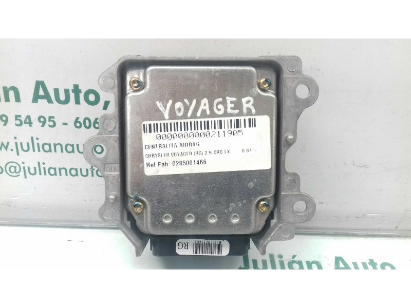 Recambio de centralita airbag para chrysler voyager (rg) 2.5 crd lx referencia OEM IAM 0285001466 TMD218211401 04748604AC Recambio de centralita airbag para chrysler voyager (rg) 2.5 crd lx referencia OEM IAM 0285001466 TMD218211401 04748604AC